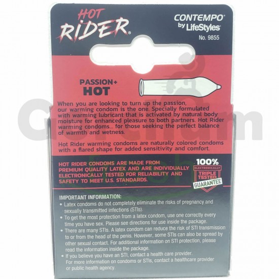 Rough Rider Passion Hot 3 per pack