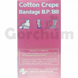 Cotton Crepe Bandage B.P 88 10cmx4m Stretched