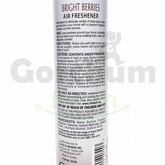 GreatScents Bright Berries 6 In 1 Air Freshener 9oz