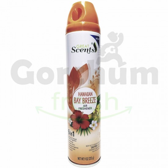 GreatScents Hawaiian Bay Breeze 6 In 1 Air Freshener 9oz