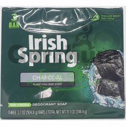 Irish Spring 3 Bar Charcoal Pure Fresh 11.25oz