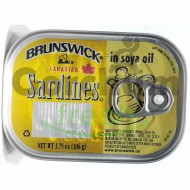 Brunswick Sardine In Soya Oil 106g