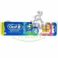 Oral B Indicator Color Collection Medium  2x Value Pack Tooth Brush