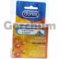 Durex Intense Sensation Condom 3/Pack