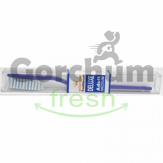 Wisdom Deluxe Adult Medium Toothbrush 