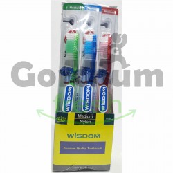 Wisdom Medium Nylon Premium Quality toothbrush