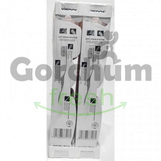 Wisdom Hard Toothbrush With Cap