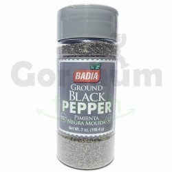 Badia Ground Black Pepper 7oz