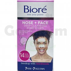 Biore Nose + Face Deep Cleansing Pore Strips