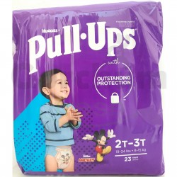 Huggies 2T-3T Boys Pull Ups Mickey Mouse 23 Diapers