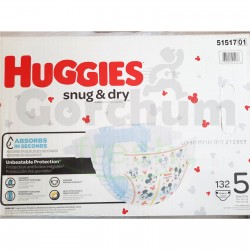 Huggies Snug And Dry Mickey Mouse Stage 5 132 Diapers