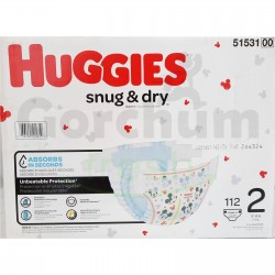 Huggies Snug & Dry Diapers Mickey Mouse Stage 2 112 Diapers