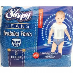 Sleepy Jeans Junior Training Pants Size 5 24 Pcs