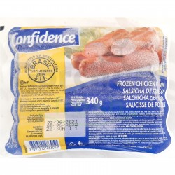 Confidence Frozen Chicken Frank Sausage 10 units 340g