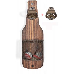 Vintage Wooden Wall Beer Opener