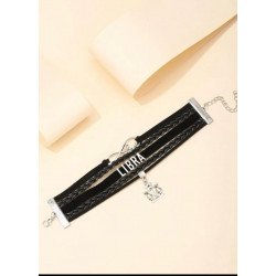 Letter Decor Layered Bracelet - Libra